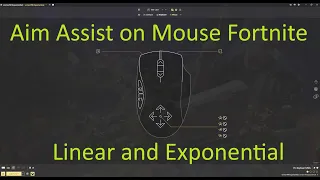 How to get AIM ASSIST on KEYBOARD & MOUSE in Fortnite: linear & exponential configs. Two configs.