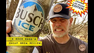 Busch Ice Beer Review by A Beer Snob's Cheap Brew Review