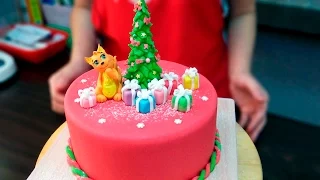 Новогодний торт / Christmas cake - Я - ТОРТодел!