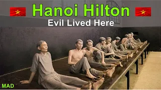 Tour of the Hoa Lo Prison (Hanoi Hilton) in Hanoi Vietnam, Evil lived here.