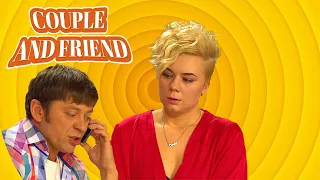 Russian comedy sketch Uralskiye Pelmeni "A couple and a friend" with English subtitles