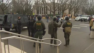 Protesters and police clash over Bellingham homeless encampment