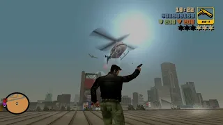 GTA III: Liberty City Beta 4.0. - Shooting Down A Helicopter With A Pistol.