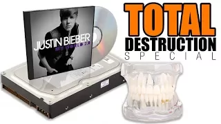 TOTAL DESTRUCTION SPECIAL | Teeth, Justin Bieber CD, HardDisk