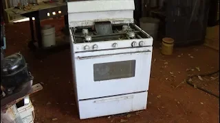 How to tear down a gas cook stove