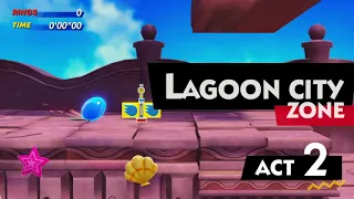Sonic Superstars - Lagoon City Act 2 in 0'59''43 (Sonic)