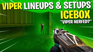 Viper Guide for the NEW ICEBOX MAP Rework! Snake Bite Lineups, Executes, and Setups! (Viper Nerfed)