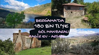 BERGAMA'DA GÖL MANZARALI EV TAPULU ARAZİ 180 BİN 🏡 Uygun Fiyatlı Müstakil Evler