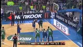 Panathinaikos-Barcelona 65-63 The Last Minute