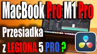 Będzie Pan Zadowolony Mówili 😡 Macbook Pro 14 z M1 Pro Test w DAvinci Resolve 17.4.3💻