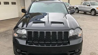 Murdered Out 08 Jeep Grand Cherokee SRT 8 Walk around Headers & Cam & Sick Idle Lope