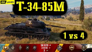 World of Tanks T-34-85M Replay - 7 Kills 3.1K DMG(Patch 1.6.1)