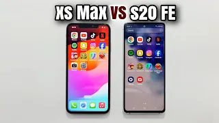 Iphone Xs Max vs Samsung Galaxy s20 FE speed test