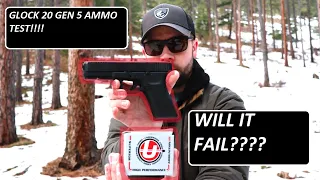 New (2023) Glock 20 Gen5 ammo test! Will it fail?