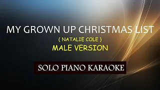 MY GROWN UP CHRISTMAS LIST ( MALE VERSION) ( NATALIE COLE ) COVER_CY