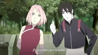 Naruto Y Hinata Son Felicitados Por Su Boda