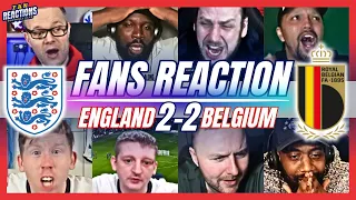 ENGLAND FANS REACTION TO ENGLAND 2-2 BELGIUM | INTERNATIONAL FRIENDLY