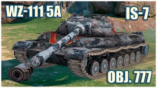 WZ-111 model 5A, Object 777 & IS-7 • WoT Blitz Gameplay