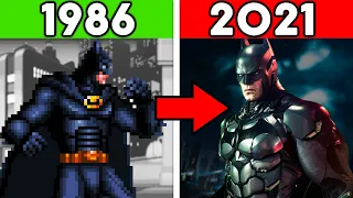 EVOLUÇÃO INCRÍVEL DO BATMAN NOS GAMES