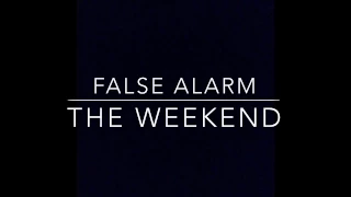 False alarm-the weekend