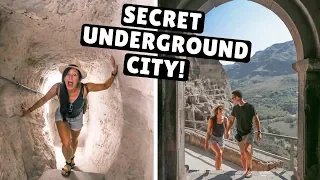 GEORGIA ROAD TRIP DAY 6 | Exploring a Secret Underground City! (Vardzia Caves)