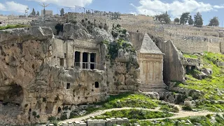 Exploring an ancient tomb in the Kidron Valley