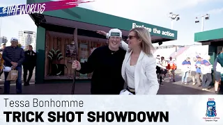 Trick Shot Showdown with Tessa Bonhomme | 2023 #IIHFWorlds