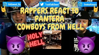 Rappers React To Pantera "Cowboys From Hell"!!!