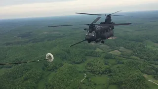 CH-47 Chinooks In-flight refuel...