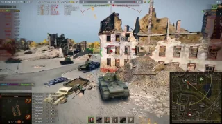 КВ 1 Тащит в окружении! 13 фрагов, (Wot replays)