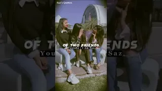 Third Person Always Spoils The Friendship🤬Sad #shorts | Saz's Quotes