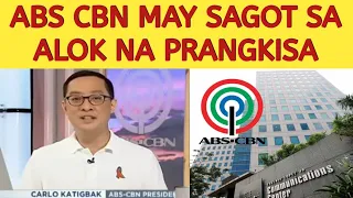 ABS CBN MAY SAGOT SA ALOK NA BAGONG PRANGKISA