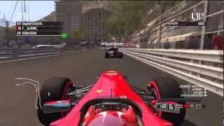 F1 2011 - 16 Action Packed laps at Monaco