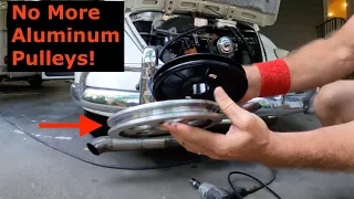 1961 VW Beetle - No More Aluminum Pulleys! - 161