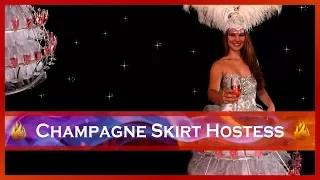 Champagne Skirt Hostess - Event Entertainment Ideas - Cape Town & Johannesburg