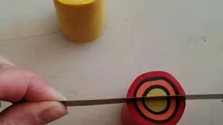 Polymer Clay Kaleidoscope Cane 14