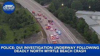 Police: DUI investigation underway following deadly North Myrtle Beach crash