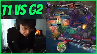 Caedrel's Reaction To T1 VS G2 Series