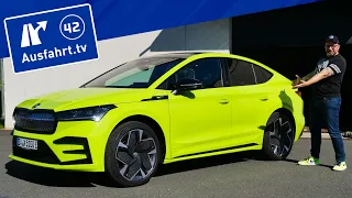 ⚡⚡⚡ 2022 Skoda Enyaq Coupe RS iV - Kaufberatung, Test deutsch, Review, Fahrbericht Ausfahrt.tv
