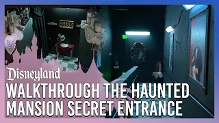 Walkthrough the Haunted Mansion Secret Entrance at Disneyland