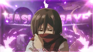 EREN X MIKASA ( AMV/EDIT ) 💖 HASI BAN GAYE ~ ATTACK ON TITAN ❤️‍🩹