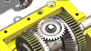 Gear box on solidworks explosionado