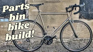 Frame Up Titanium LeMond Road Bike built completely from extra parts!