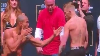 UFC 194: Jose Aldo vs. Conor McGregor weigh-in and staredown - VIDEO