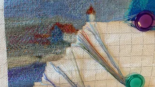 Cross Stitch: Stitch With Me #215 (with talking)