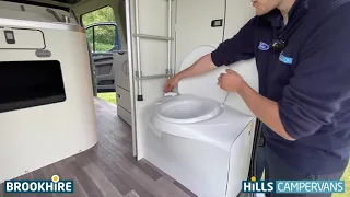 Ford Transit Nugget Plus | Using the toilet