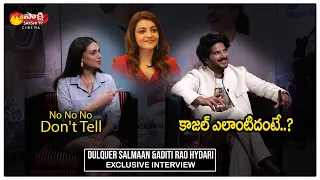 Dulquer Salman about Kajal Aggarwal Real Character | Aditi Rao Hydari | Hey Sinamika | Sakshi TV