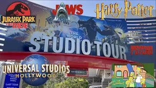L.A. Vlog Part 5  - Universal Studios Hollywood Tour. Jurassic Park, Jaws, Harry Potter, and more!!!