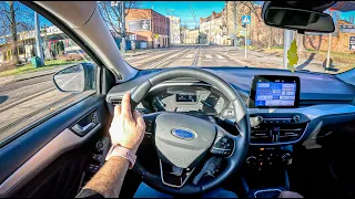 2018 Ford Focus [1.0 125HP] |0-100| POV Test Drive #1620 Joe Black