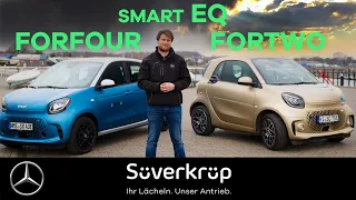 smart EQ fortwo und smart EQ forfour - die City-Flitzer einfach erklärt | #Süverkrüp​, Mercedes-Benz